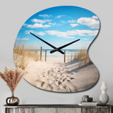 Bath To The Ocean I - Asymmetric Metal Wall Clock