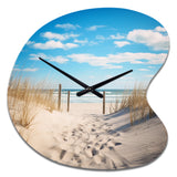 Bath To The Ocean I - Asymmetric Metal Wall Clock