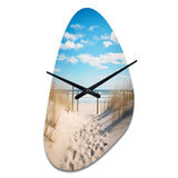 Bath To The Ocean I - Asymmetric Metal Wall Clock