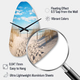 Bath To The Ocean I - Asymmetric Metal Wall Clock