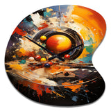 Billard Cueball Symphony An II - Asymmetric Metal Wall Clock