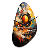 Billard Cueball Symphony An II - Asymmetric Metal Wall Clock