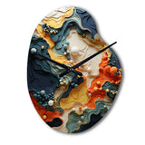 Biomorphism Organic Forms II - Asymmetric Metal Wall Clock