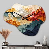 Biomorphism Organic Forms VI - Asymmetric Metal Wall Clock