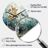 Birch Woods Enchanted Forest II - Asymmetric Metal Wall Clock
