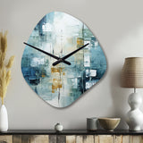 Birch Woods Whispering Winds VI - Asymmetric Metal Wall Clock