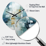 Birch Woods Whispering Winds VI - Asymmetric Metal Wall Clock