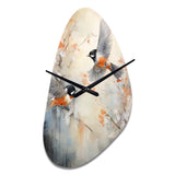 Bird Avian Symphony I - Asymmetric Metal Wall Clock
