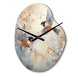 Bird Avian Symphony I - Asymmetric Metal Wall Clock