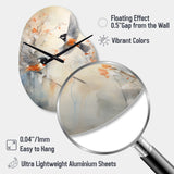 Bird Avian Symphony I - Asymmetric Metal Wall Clock