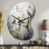 Bird Silent Watcher II - Asymmetric Metal Wall Clock