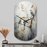 Bird Silent Watcher II - Asymmetric Metal Wall Clock