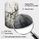 Bird Silent Watcher II - Asymmetric Metal Wall Clock