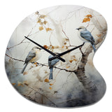 Bird Silent Watcher II - Asymmetric Metal Wall Clock