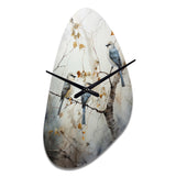 Bird Silent Watcher II - Asymmetric Metal Wall Clock