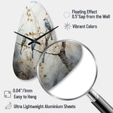 Bird Silent Watcher II - Asymmetric Metal Wall Clock