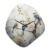 Bird Silent Watcher II - Asymmetric Metal Wall Clock