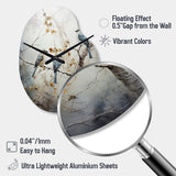 Bird Silent Watcher II - Asymmetric Metal Wall Clock