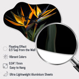 Birds Of Paradise Flowers I - Asymmetric Metal Wall Clock