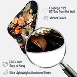 Bohemian Art Bohemian Bouquet I - Asymmetric Metal Wall Clock