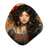 Boho Latina Inner Strength - Asymmetric Metal Wall Clock