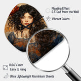 Boho Latina Inner Strength - Asymmetric Metal Wall Clock