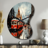 Toronto Urban Contrast I - Asymmetric Metal Wall Clock