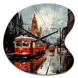 Toronto Urban Contrast I - Asymmetric Metal Wall Clock