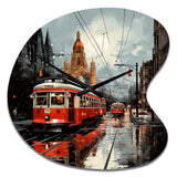 Toronto Urban Contrast I - Asymmetric Metal Wall Clock
