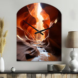 Canyon Antelope Symphony II - Asymmetric Metal Wall Clock