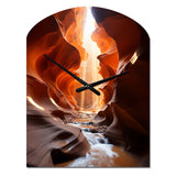 Canyon Antelope Symphony II - Asymmetric Metal Wall Clock