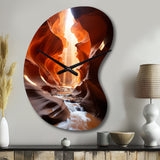 Canyon Antelope Symphony II - Asymmetric Metal Wall Clock