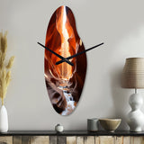 Canyon Antelope Symphony II - Asymmetric Metal Wall Clock