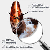 Canyon Antelope Symphony II - Asymmetric Metal Wall Clock