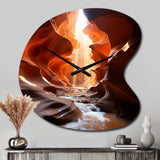 Canyon Antelope Symphony II - Asymmetric Metal Wall Clock