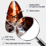Canyon Antelope Symphony II - Asymmetric Metal Wall Clock