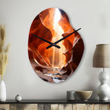 Canyon Antelope Symphony II - Asymmetric Metal Wall Clock