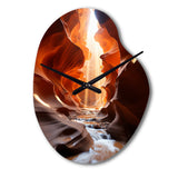 Canyon Antelope Symphony II - Asymmetric Metal Wall Clock