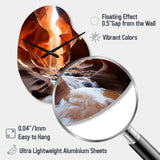 Canyon Antelope Symphony II - Asymmetric Metal Wall Clock