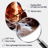 Canyon Antelope Symphony II - Asymmetric Metal Wall Clock