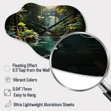 Caribe Jungle Adventure - Asymmetric Metal Wall Clock