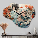 China Art Silk Embroidery - Asymmetric Metal Wall Clock
