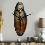Christianity Crucifixion Darkness The - Asymmetric Metal Wall Clock