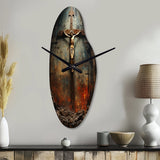 Christianity Crucifixion Darkness The - Asymmetric Metal Wall Clock