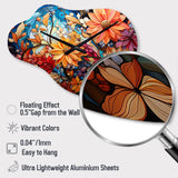 Christianity Stained Glass Window - Asymmetric Metal Wall Clock