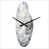 Clouds Whispering Clouds II - Asymmetric Metal Wall Clock