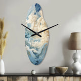 Clouds Whispers Of Clouds III - Asymmetric Metal Wall Clock
