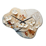 Ethereal Elegance - Asymmetric Metal Wall Clock