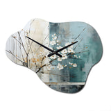 Subtle Serenity II - Asymmetric Metal Wall Clock