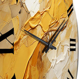 Amber Glow II - Landscapes Metal Wall Clock